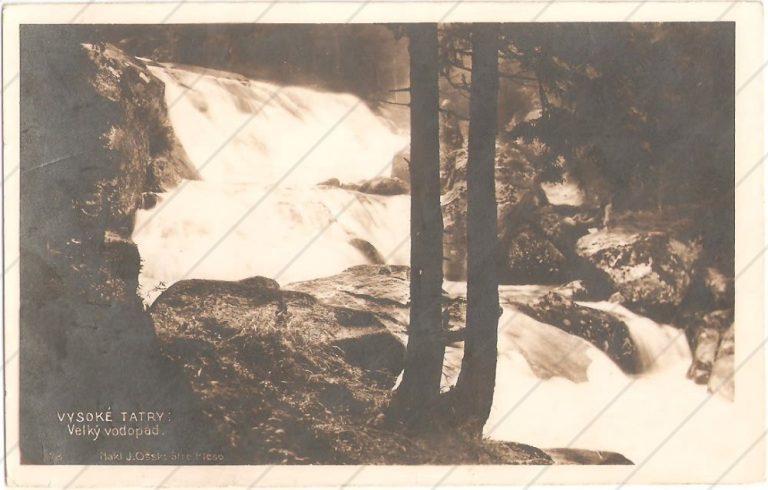 Veľký vodopád (1919-30) – Ossko Ján – Štrbské Pleso