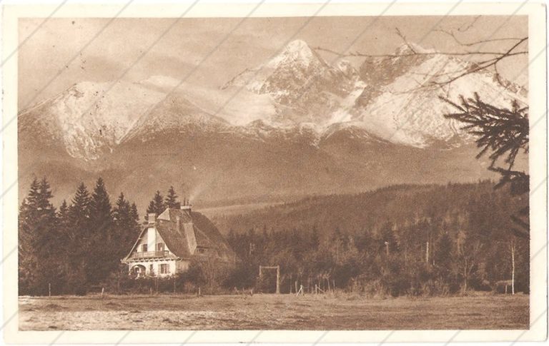 Vila Tulipán, Tatr. Lomnica (1923-25) – Legionárska tržnica – Tatranská Lomnica