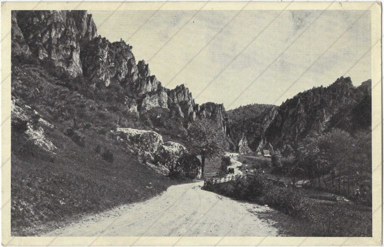 Vstup do Súľovských skál (Trávniček, 1933)