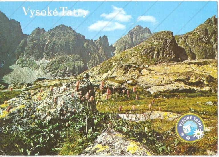 Vysoké Tatry, Malá Studená dolina – Press Foto Bratislava – prešla poštou, so známkou