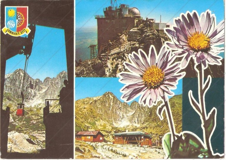 Vysoké Tatry, Skalnata dolina, lanovka na Lomnický štít – Press Foto Bratislava – čistá, so známkou