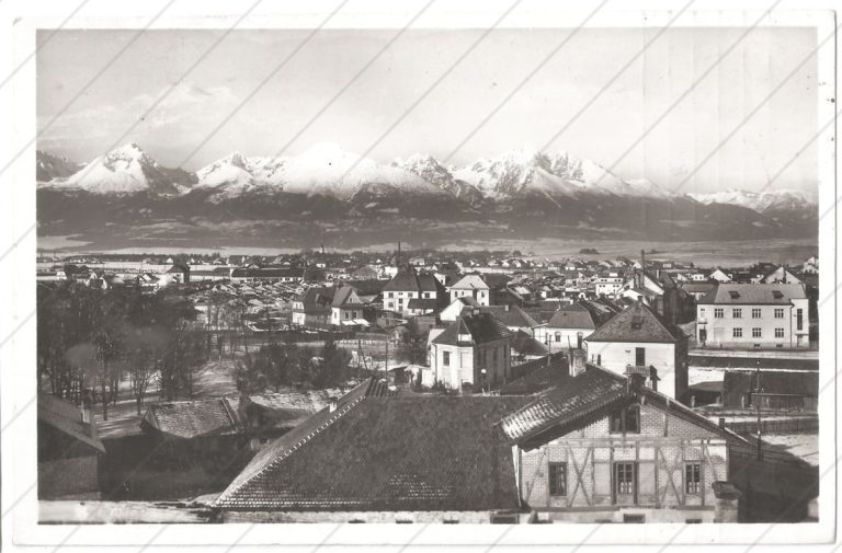 Vysoké Tatry, v popredí Poprad – Šrobár Štefan – Bratislava (1940-43)