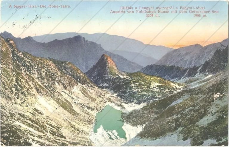 Zamrznuté pleso (1913) – Divald és Monostory – Budapešt‘