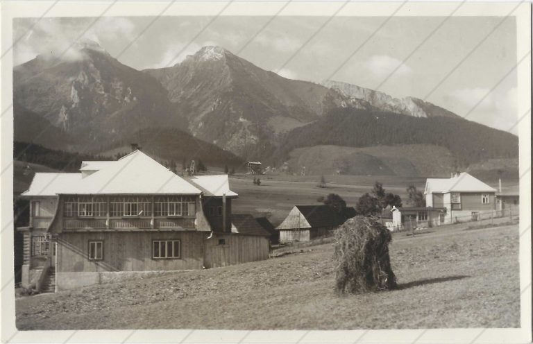 Ždiar, pension Javorina a Havran (1935-40; Luna)