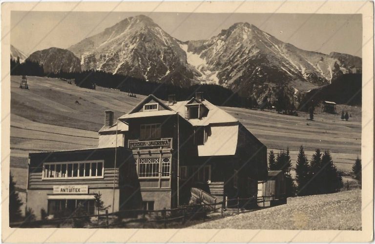 Ždiar, pension Vitek, Javorinka (1947; Koštial)