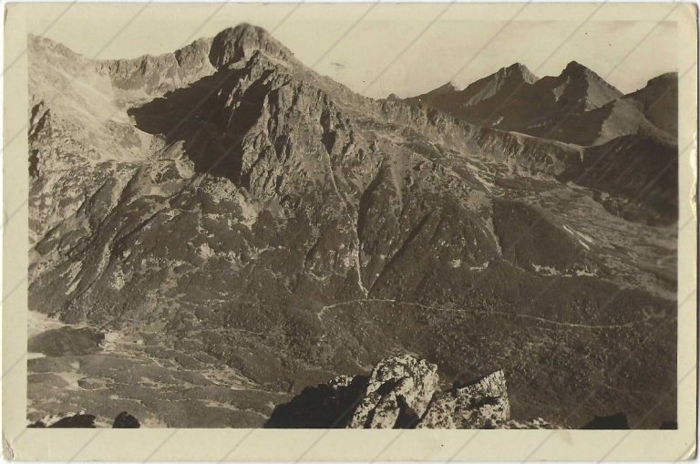 Zelené pleso zo Svištovky (Tatran; 1950)