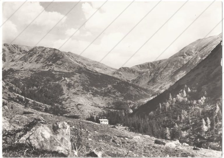 Žiarska dolina, chata a sedlo (cca 1960) – SVPL