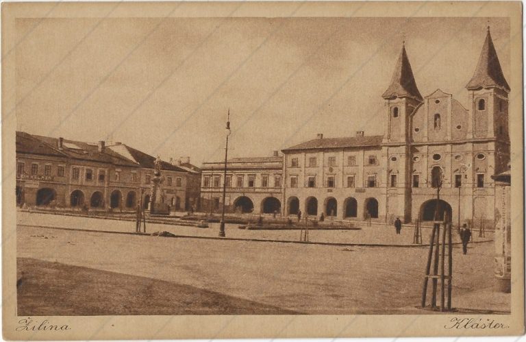 Žilina námestie (cca 1925; Trávniček)